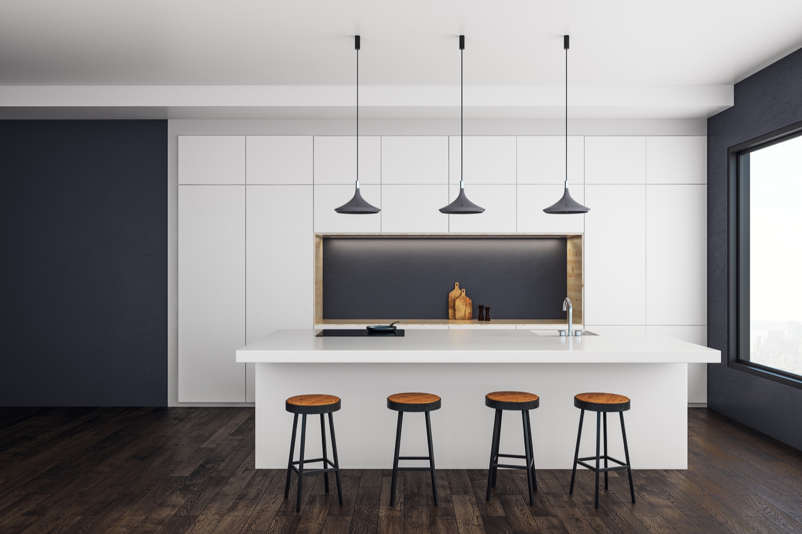 Contemporary studio kitchen